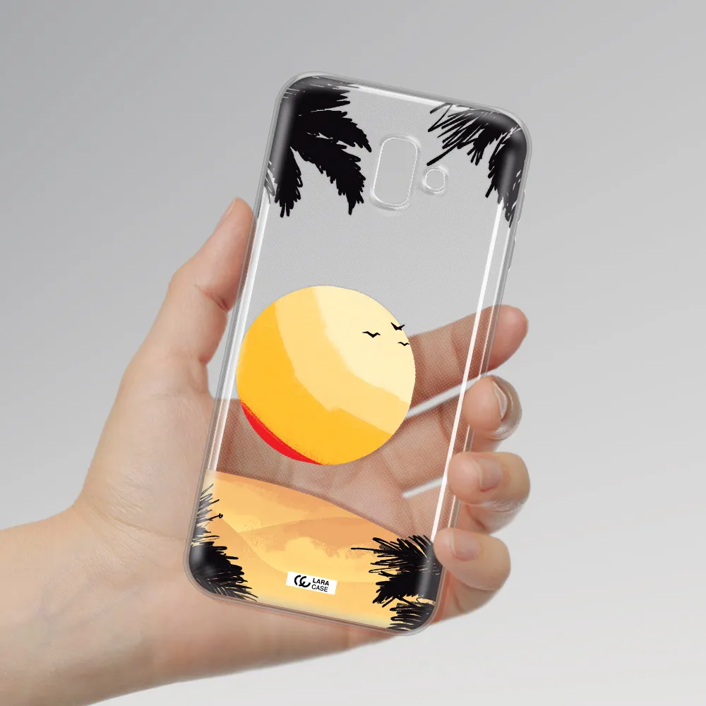 Sunset On The Beach Samsung J6 Plus Clear TPU Case