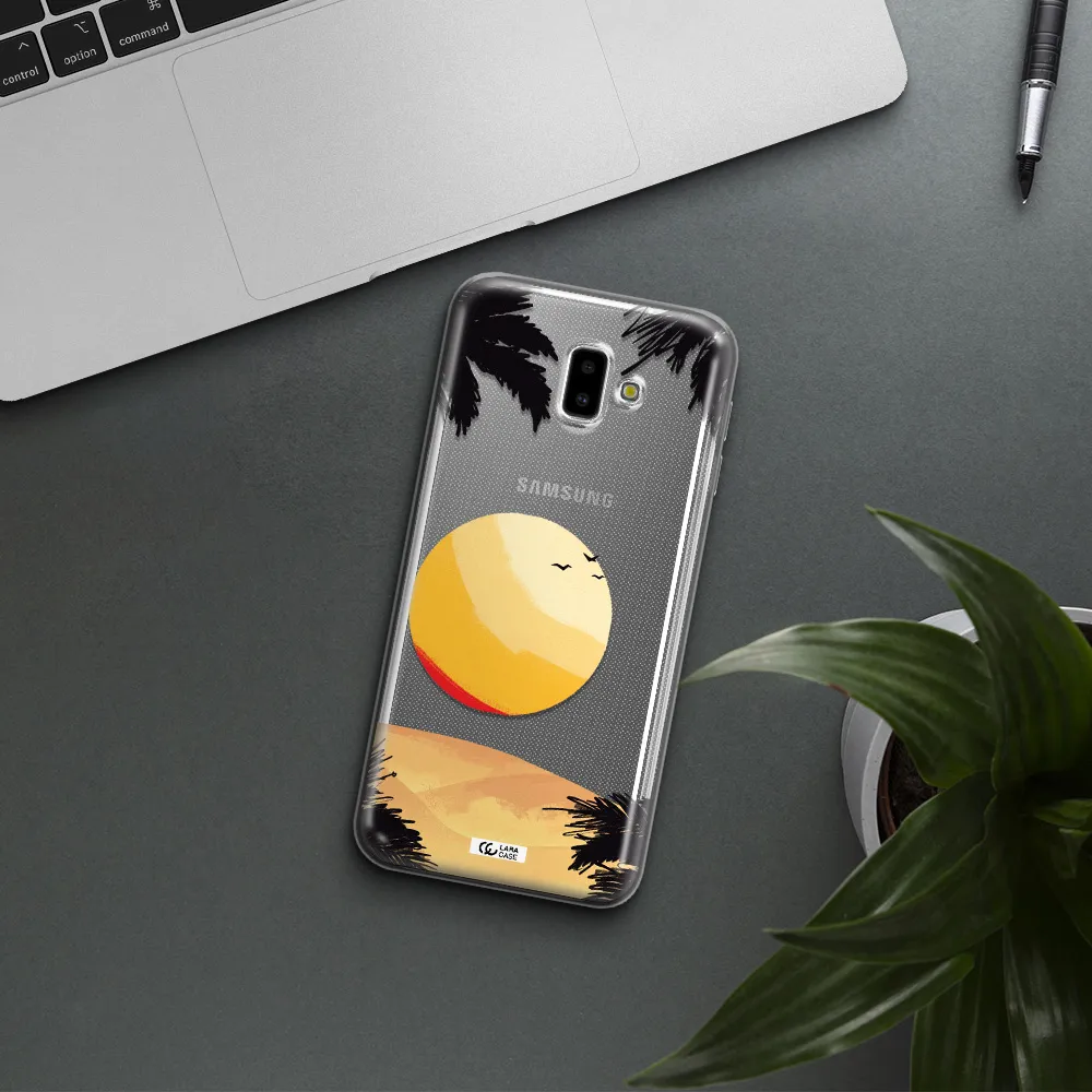 Sunset On The Beach Samsung J6 Plus Clear TPU Case