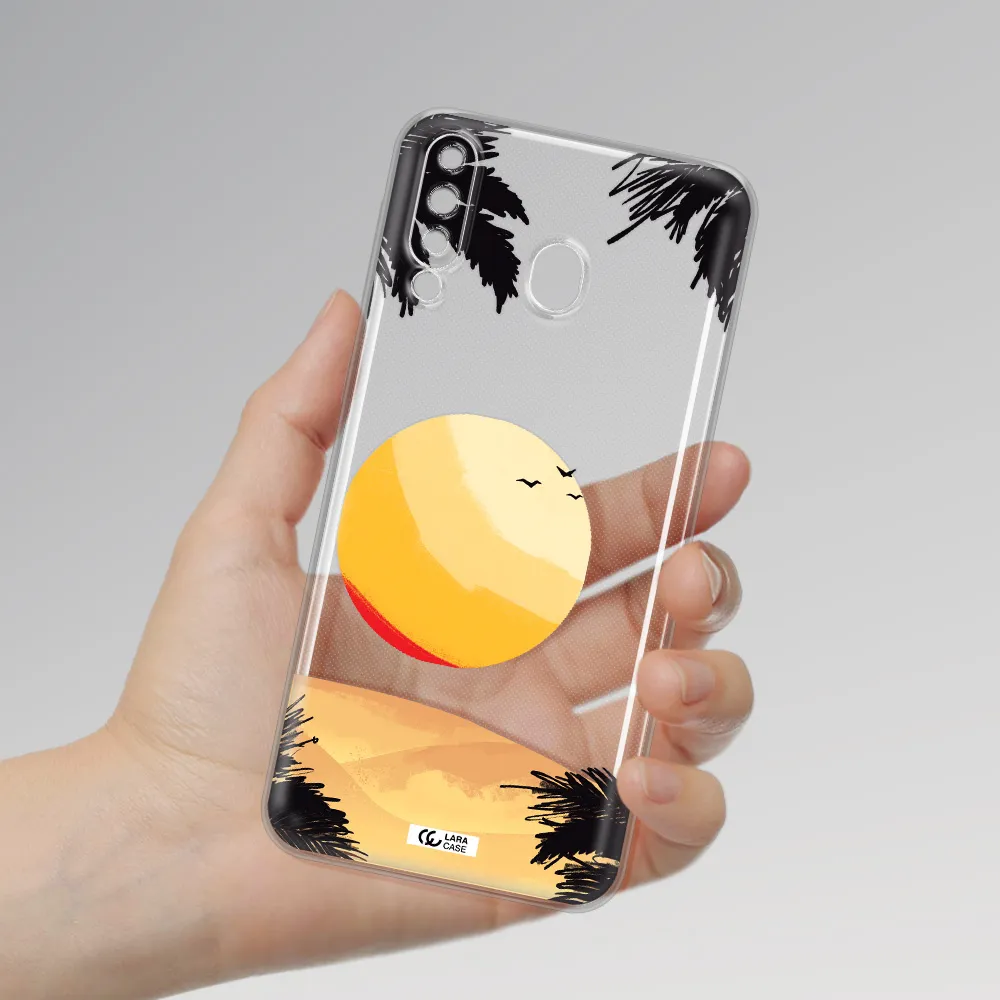 Sunset On The Beach Samsung M30 Clear TPU Case