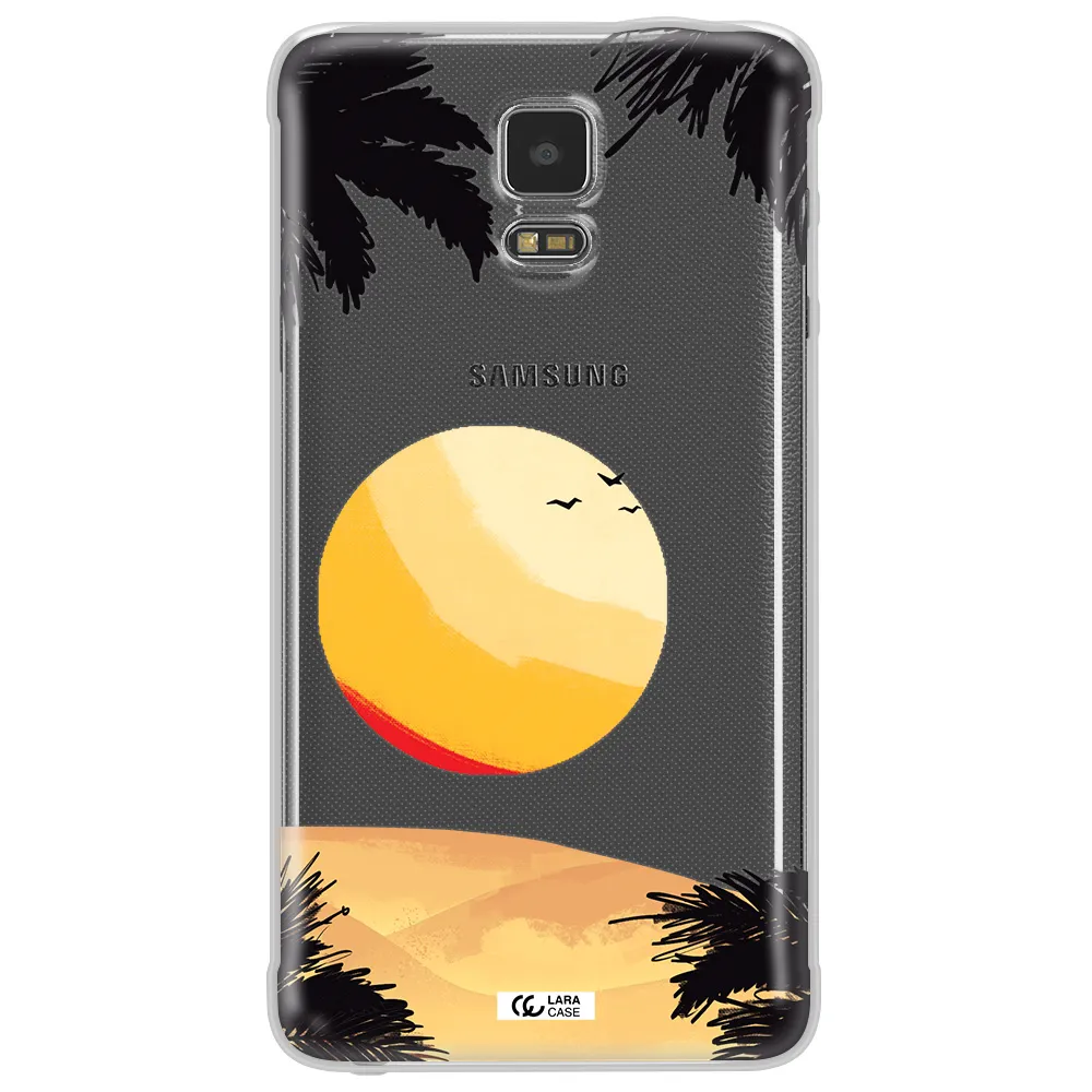 Sunset On The Beach Samsung Note 4 Clear TPU Case
