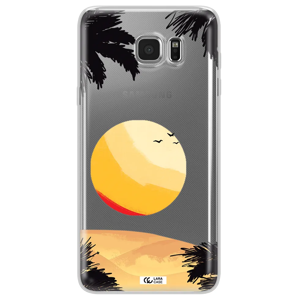 Sunset On The Beach Samsung Note 5 Clear TPU Case