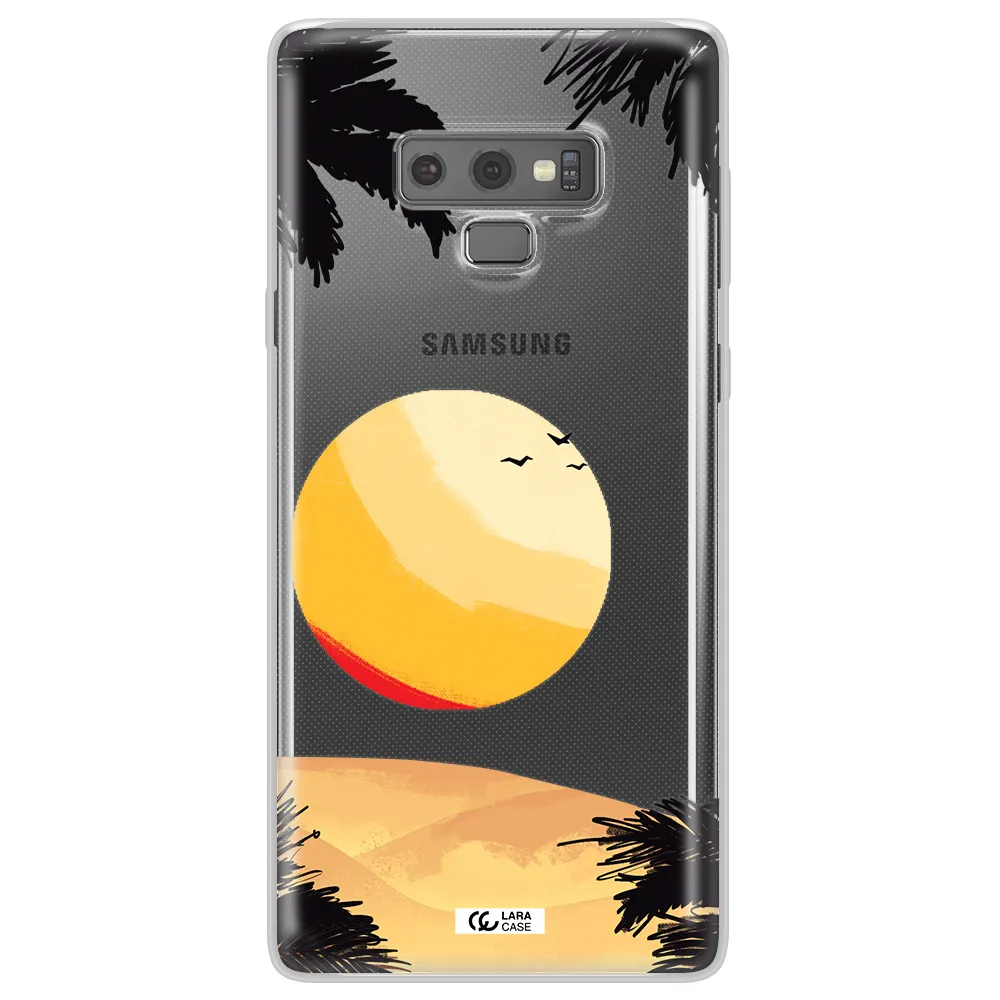 Sunset On The Beach Samsung Note 9 Clear TPU Case