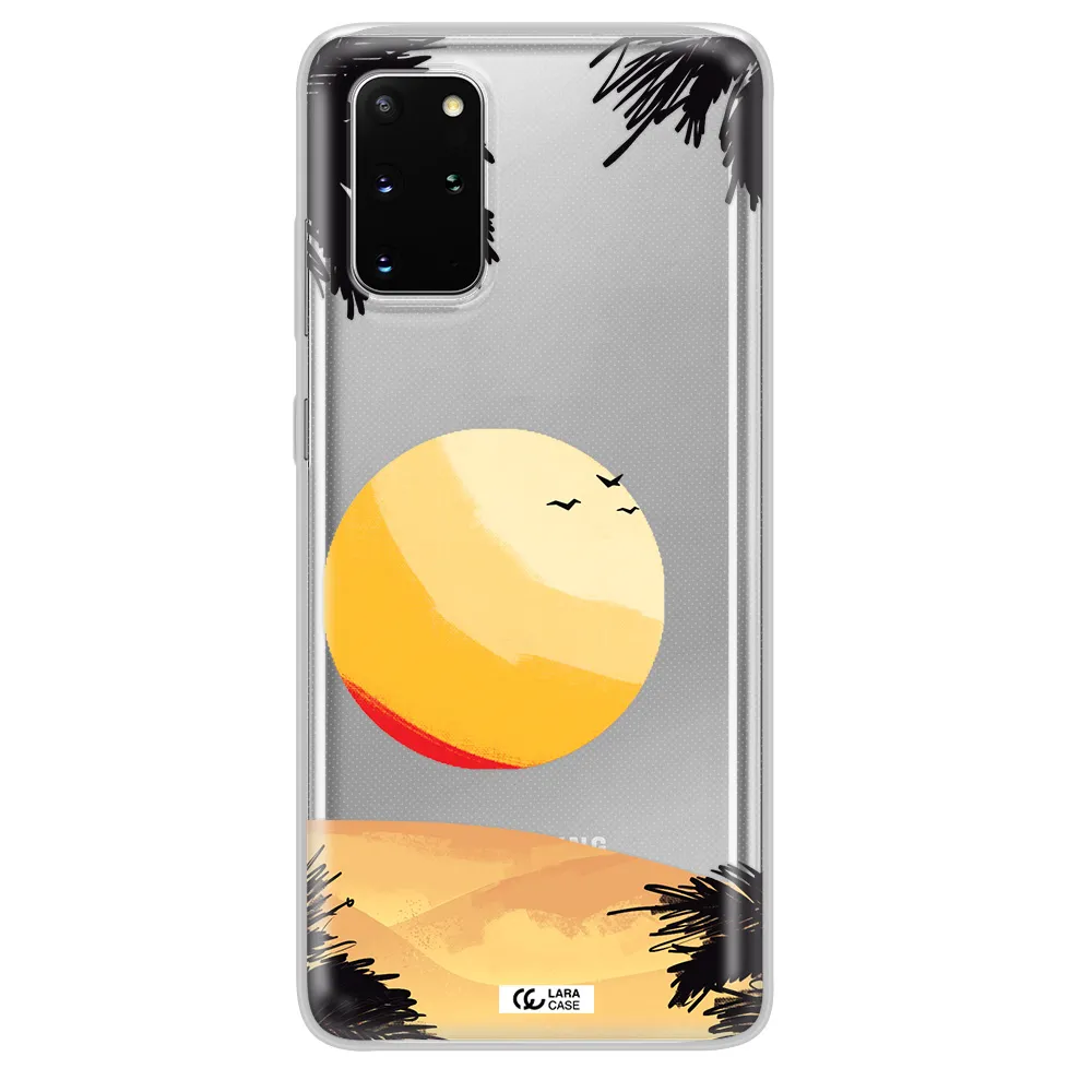 Sunset On The Beach Samsung S 20 Plus Clear TPU Case