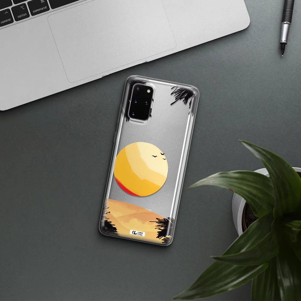 Sunset On The Beach Samsung S 20 Plus Clear TPU Case