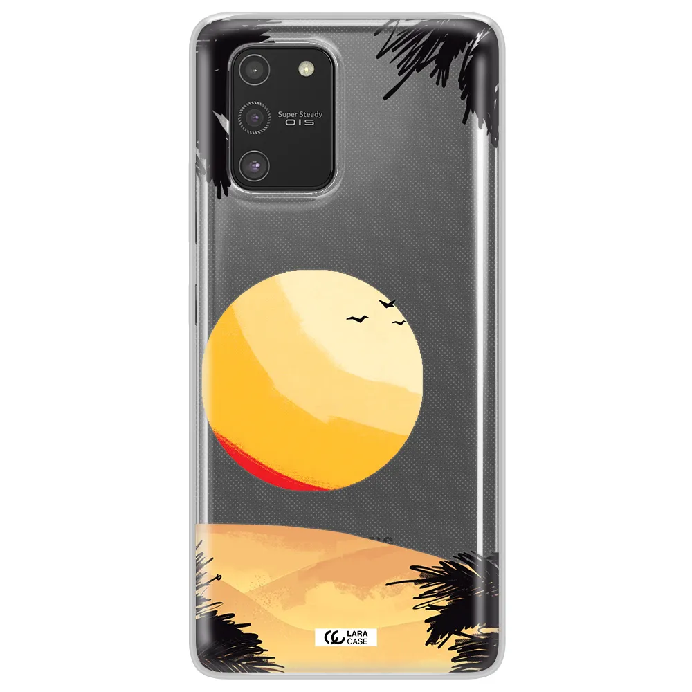 Sunset On The Beach Samsung S10 Lite Clear TPU Case