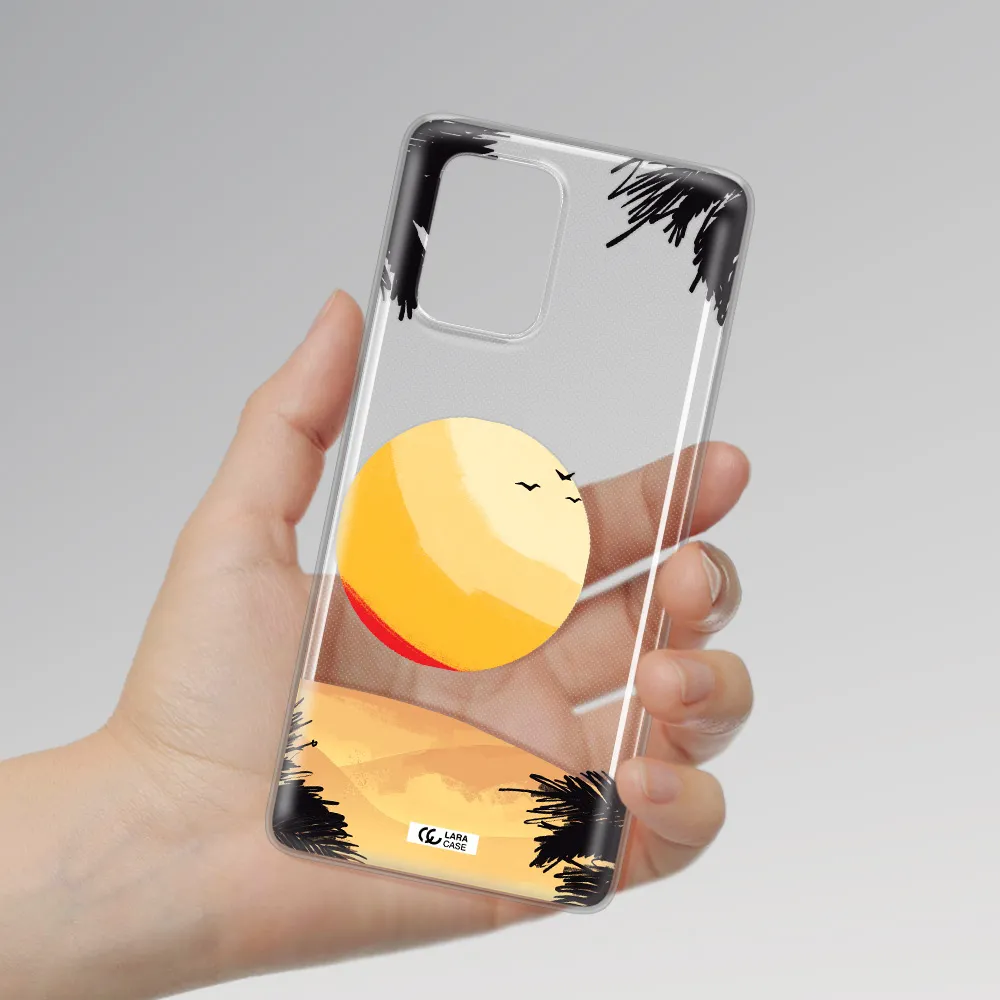 Sunset On The Beach Samsung S10 Lite Clear TPU Case