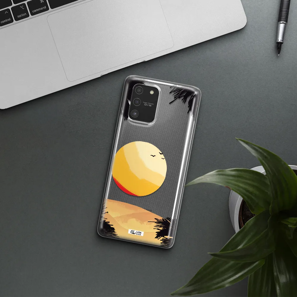 Sunset On The Beach Samsung S10 Lite Clear TPU Case