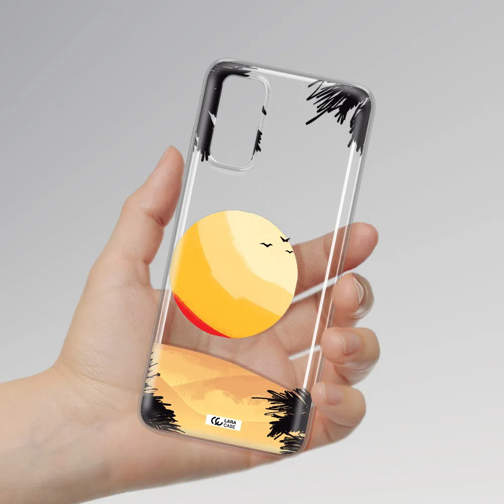 Sunset On The Beach Samsung S20 Clear TPU Case