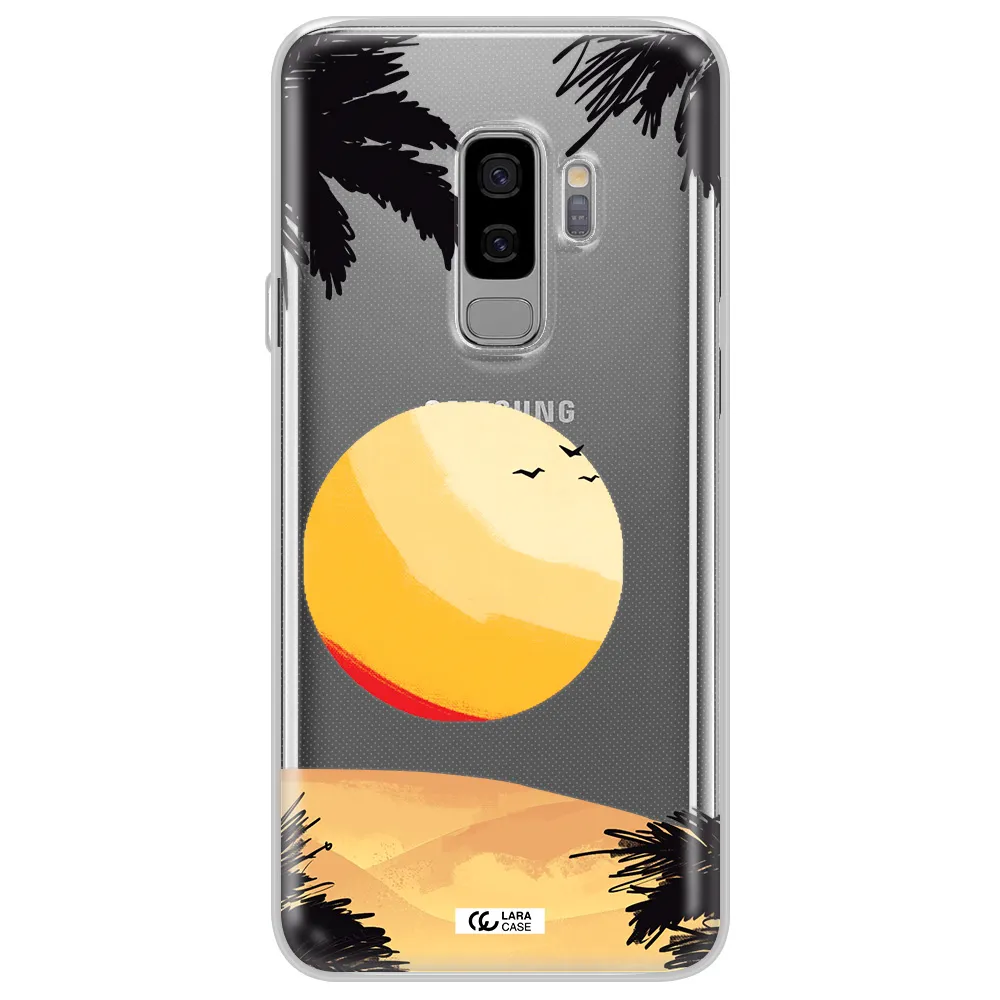 Sunset On The Beach Samsung S9 Plus Clear TPU Case