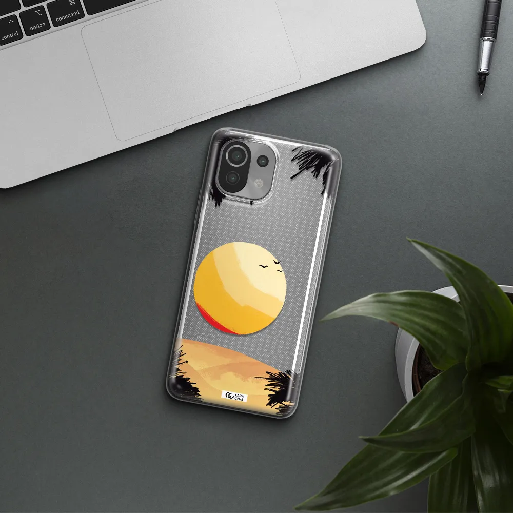 Sunset On The Beach Xiaomi Mi 11 Lite Clear TPU Case