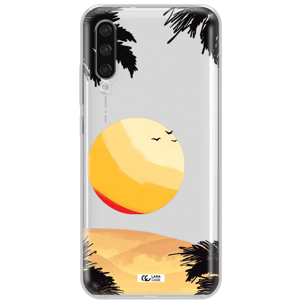 Sunset On The Beach Xiaomi Mi A3 Clear Tpu Case