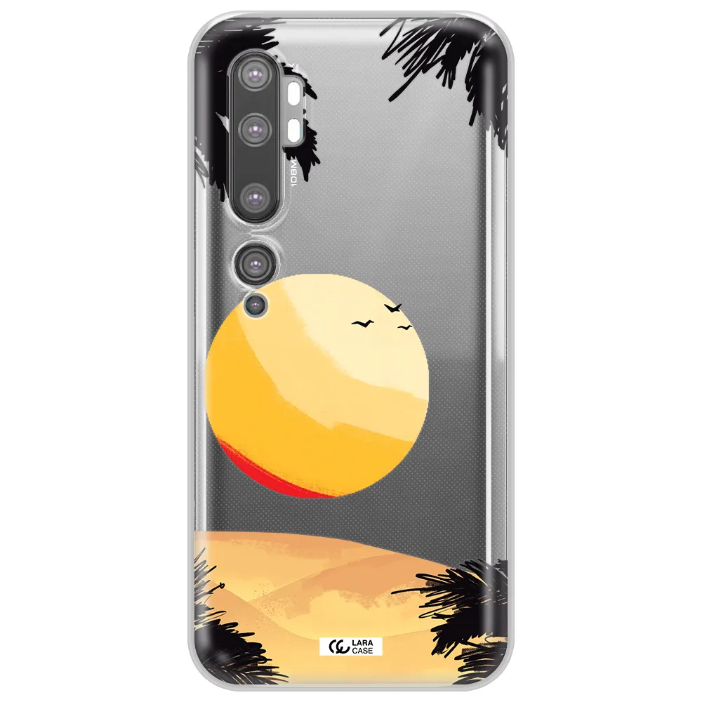 Sunset On The Beach Xiaomi Mi Note 10 Clear TPU Case