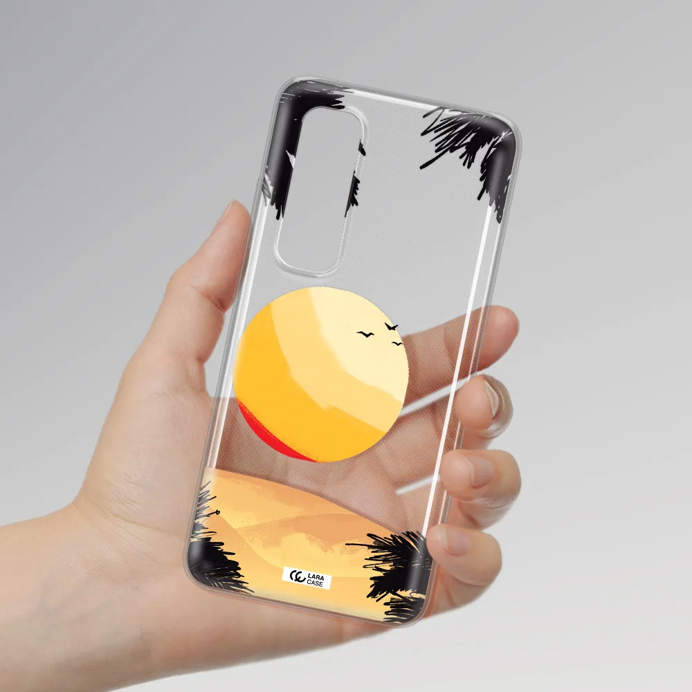 Sunset On The Beach Xiaomi Mi Note 10 Lite Clear TPU Case