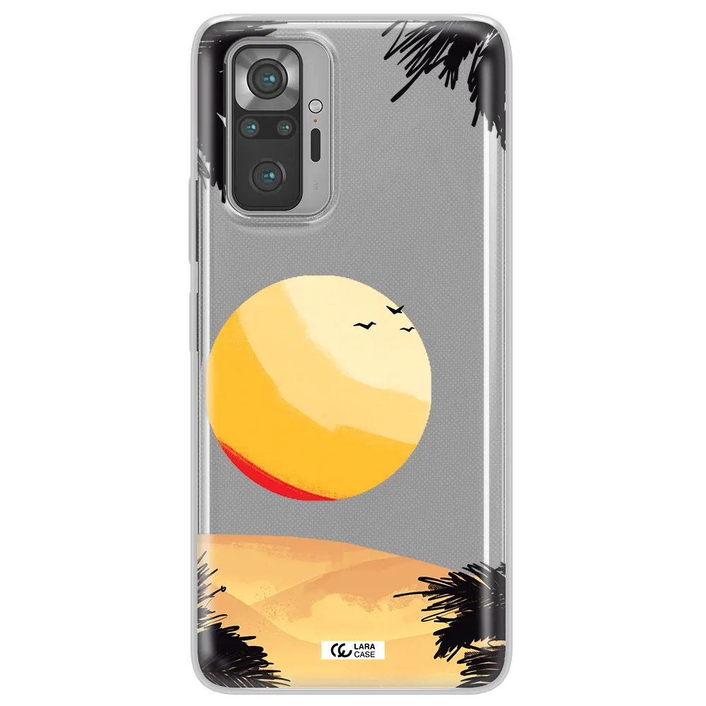 Sunset On The Beach Xiaomi Note 10 Pro Clear TPU Case