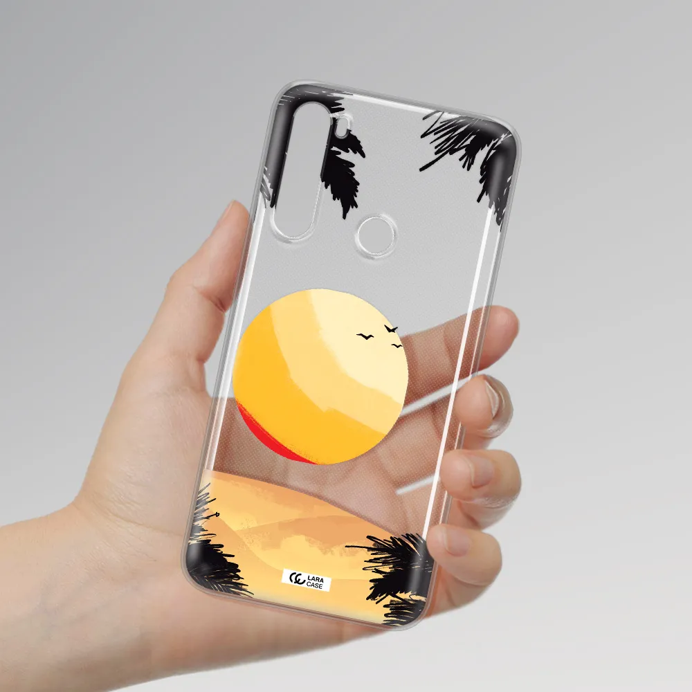 Sunset On The Beach Xiaomi Note 8 Clear TPU Case