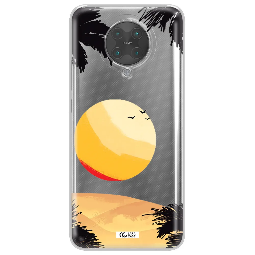 Sunset On The Beach Xiaomi Poco F2 Pro Clear TPU Case