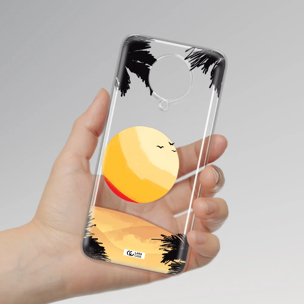 Sunset On The Beach Xiaomi Poco F2 Pro Clear TPU Case