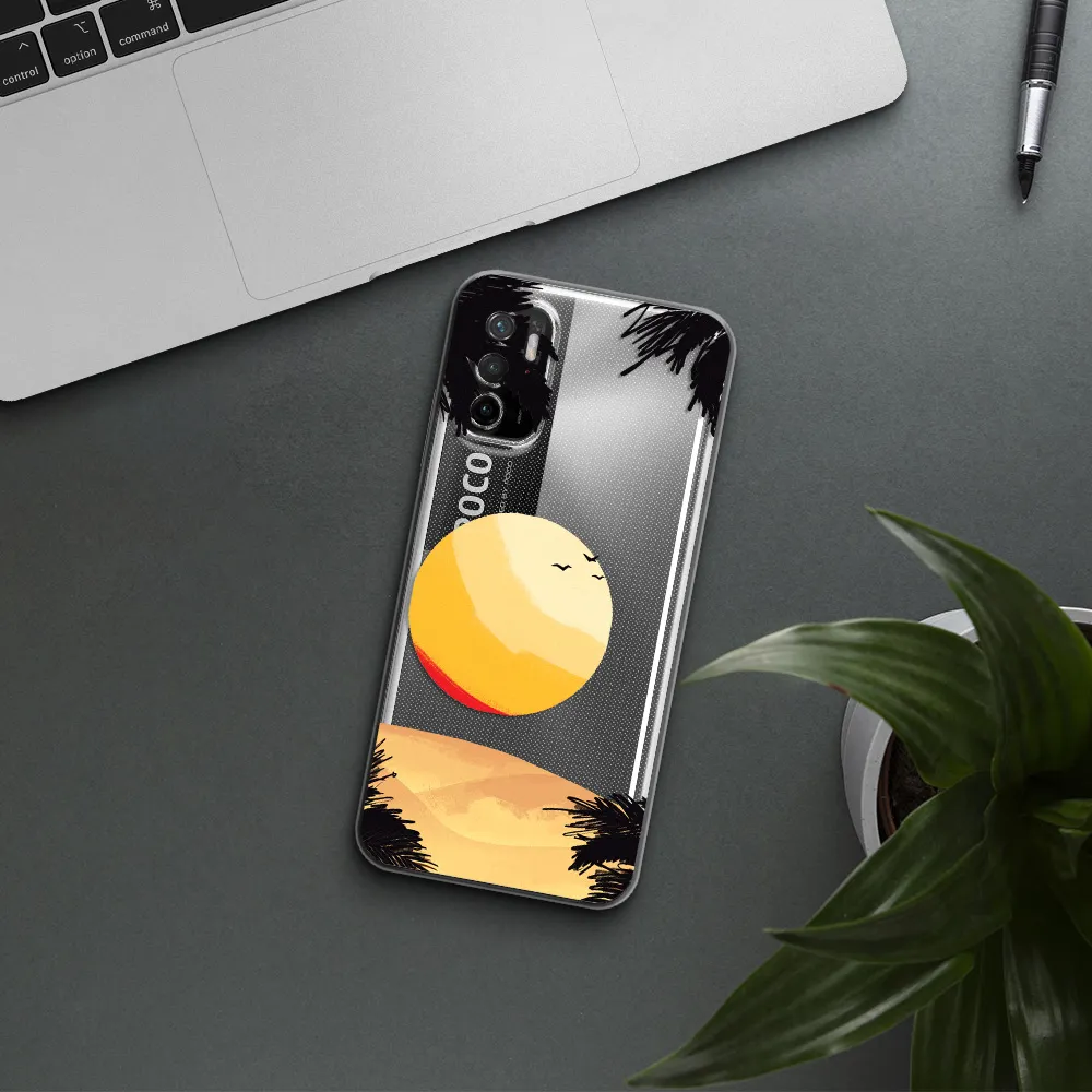 Sunset On The Beach Xiaomi Poco M3 Pro Clear Tpu Case