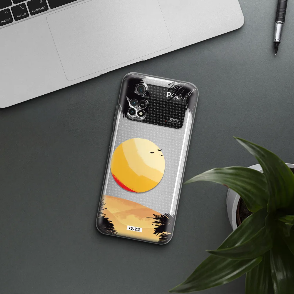 Sunset On The Beach Xiaomi Poco M4 Pro 4G Clear Tpu Case
