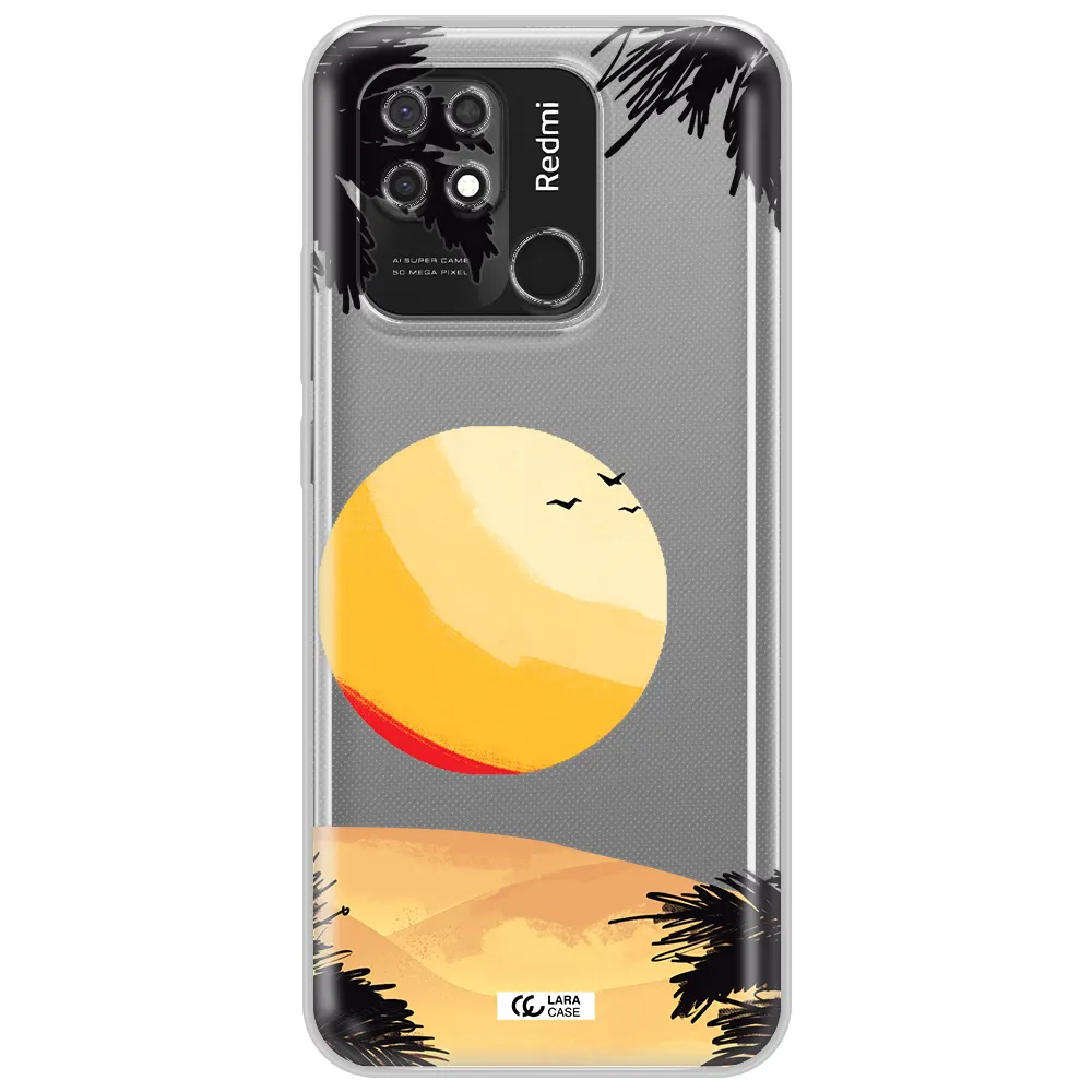Sunset On The Beach Xiaomi Redmi 10C Clear TPU Case