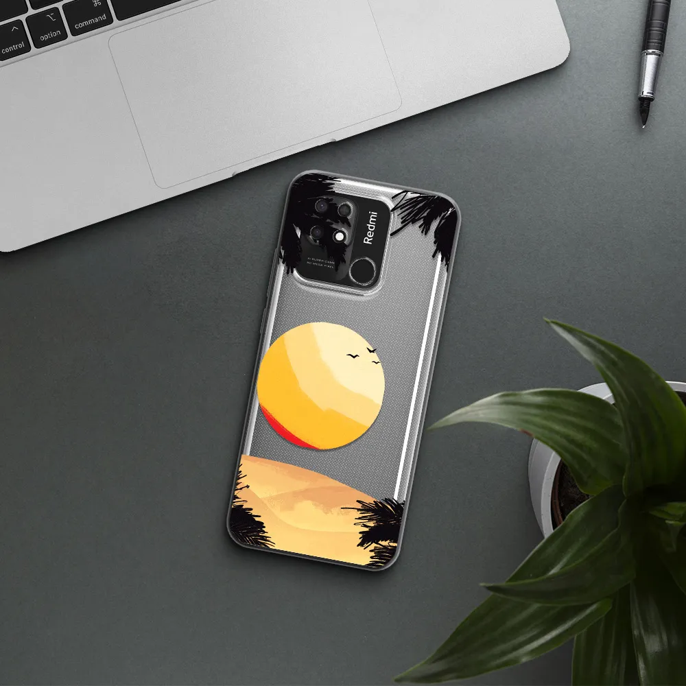 Sunset On The Beach Xiaomi Redmi 10C Clear TPU Case