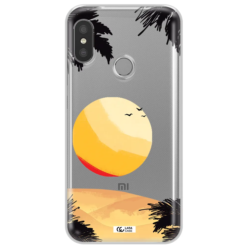 Sunset On The Beach Xiaomi Redmi 6 Pro Clear TPU Case