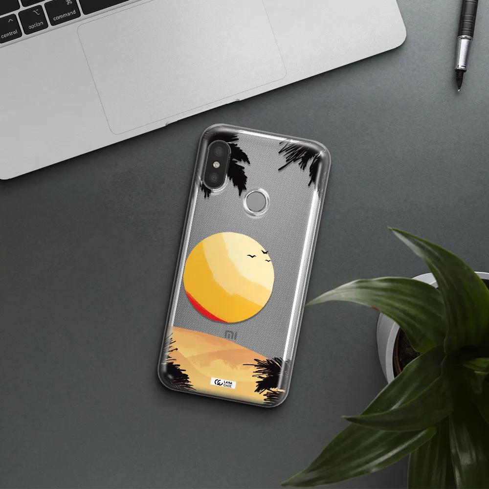Sunset On The Beach Xiaomi Redmi 6 Pro Clear TPU Case