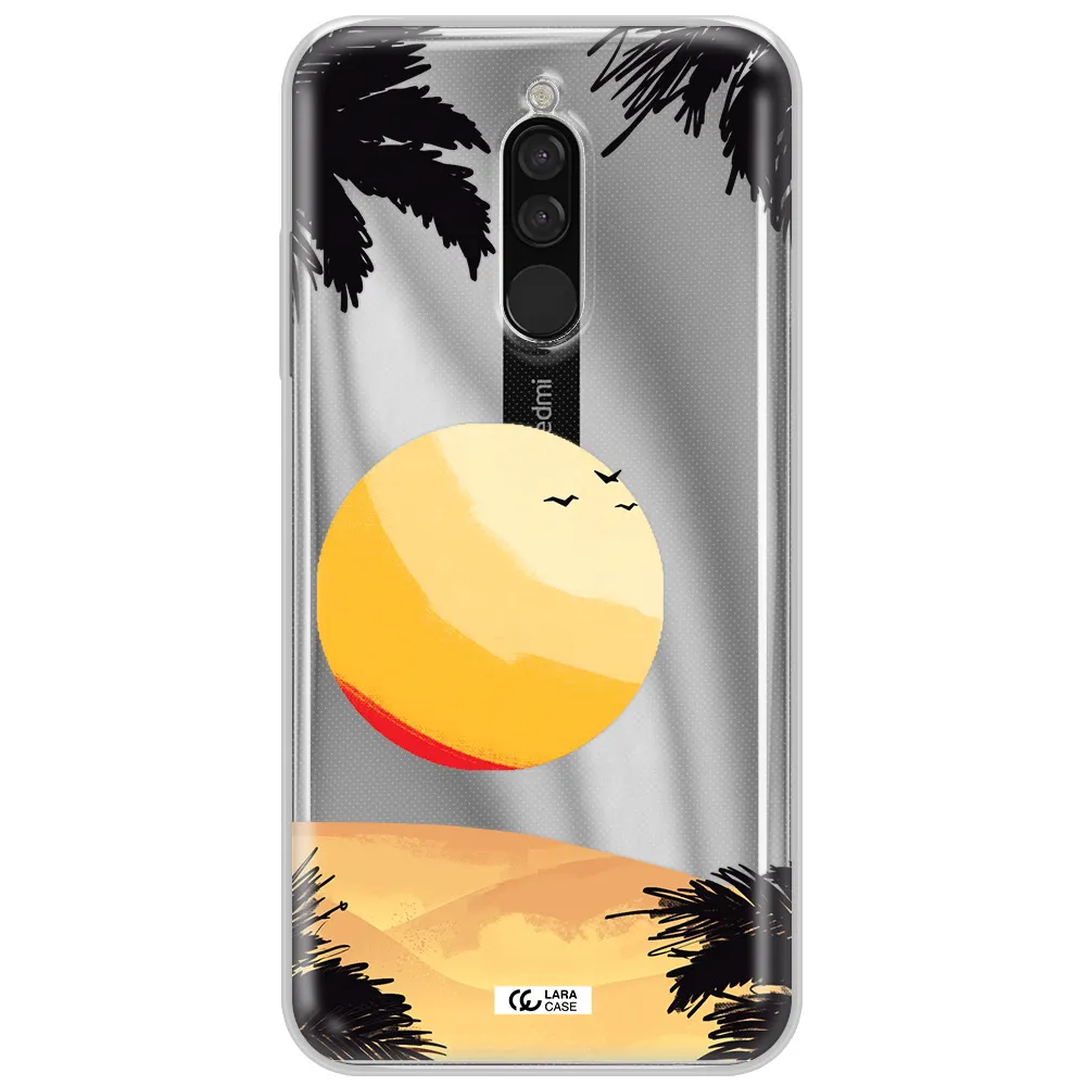 Sunset On The Beach Xiaomi Redmi 8 Clear Tpu Case