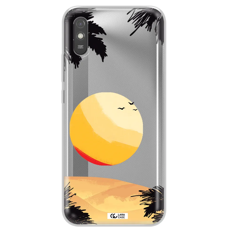 Sunset On The Beach Xiaomi Redmi 9A Clear TPU Case