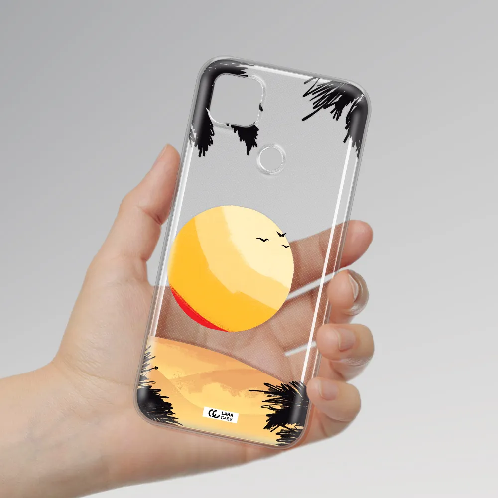 Sunset On The Beach Xiaomi Redmi 9C Clear TPU Case