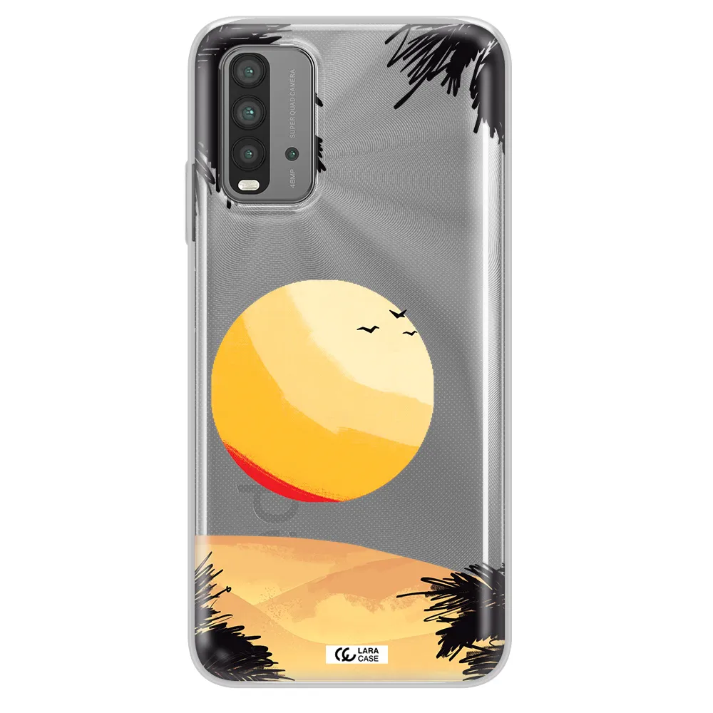 Sunset On The Beach Xiaomi Redmi 9T Clear TPU Case