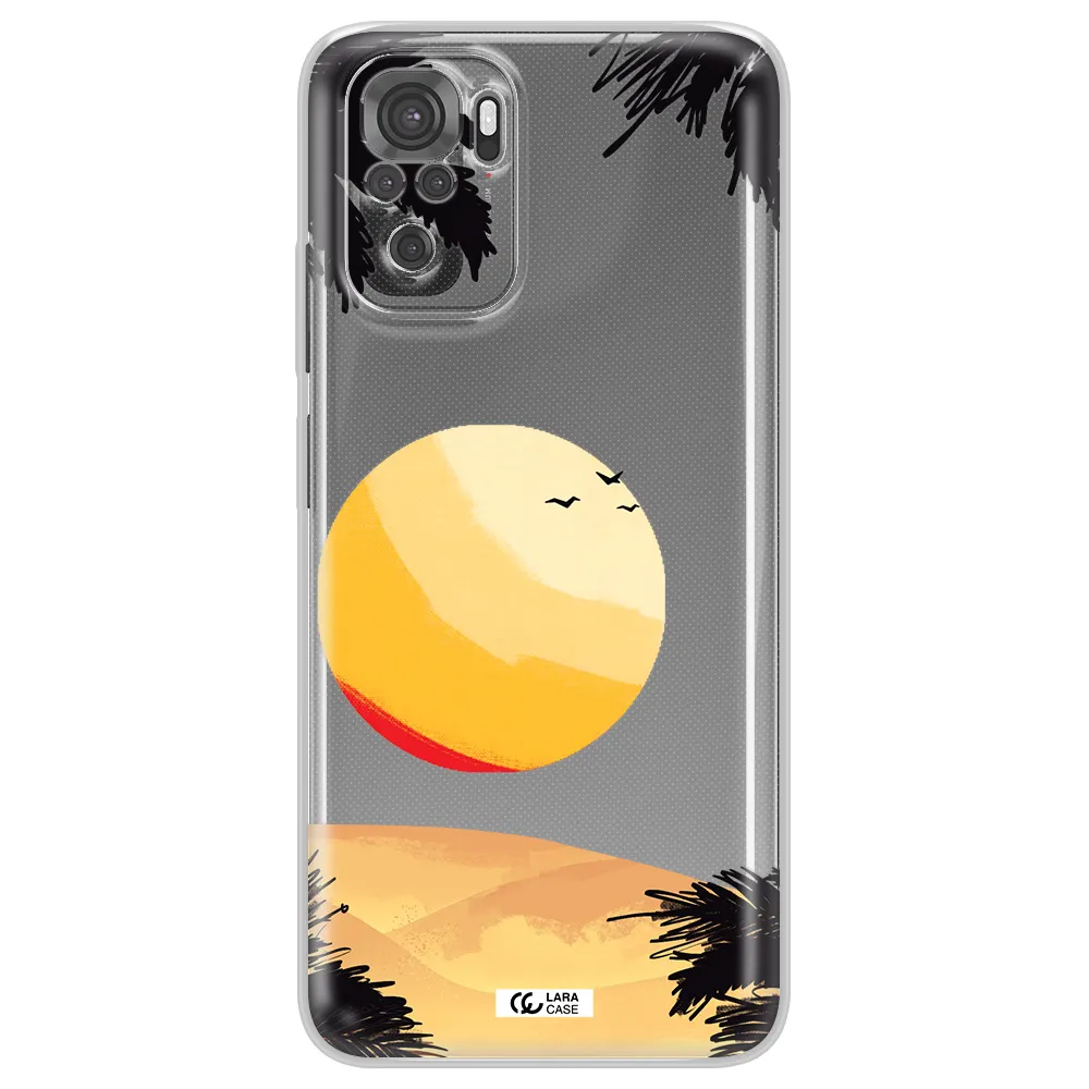 Sunset On The Beach Xiaomi Redmi Note 10S Clear Tpu Case