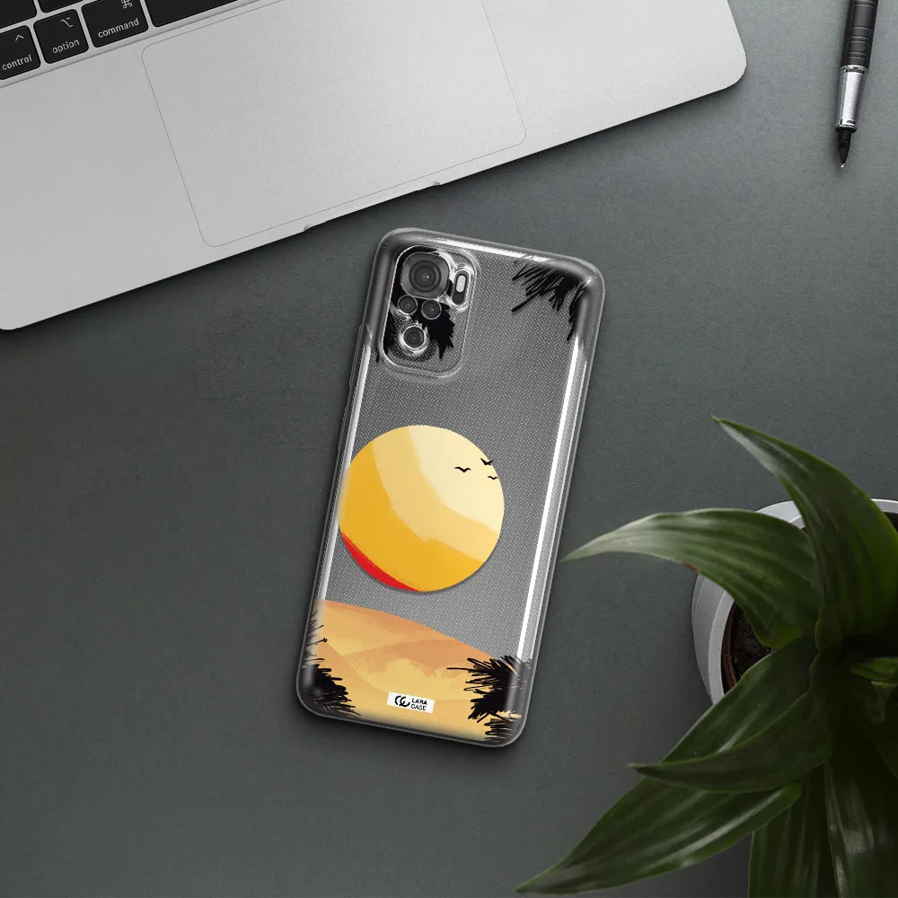 Sunset On The Beach Xiaomi Redmi Note 10S Clear Tpu Case