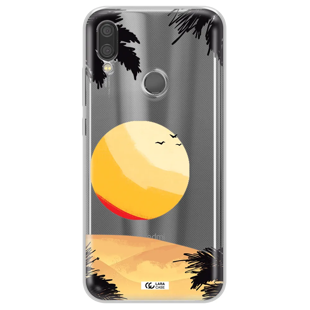 Sunset On The Beach Xiaomi Redmi Note 7 Clear TPU Case