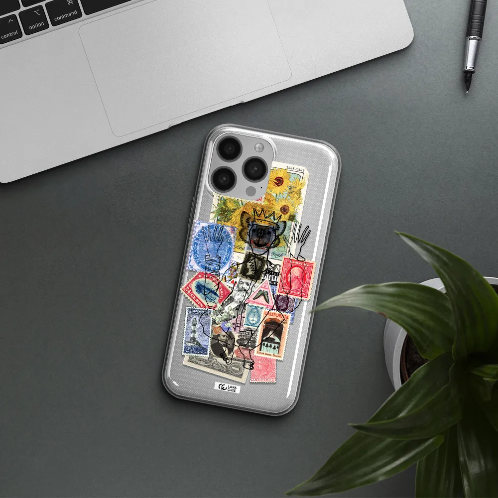 Stamp Collection Apple iPhone 13 Pro Clear TPU Case