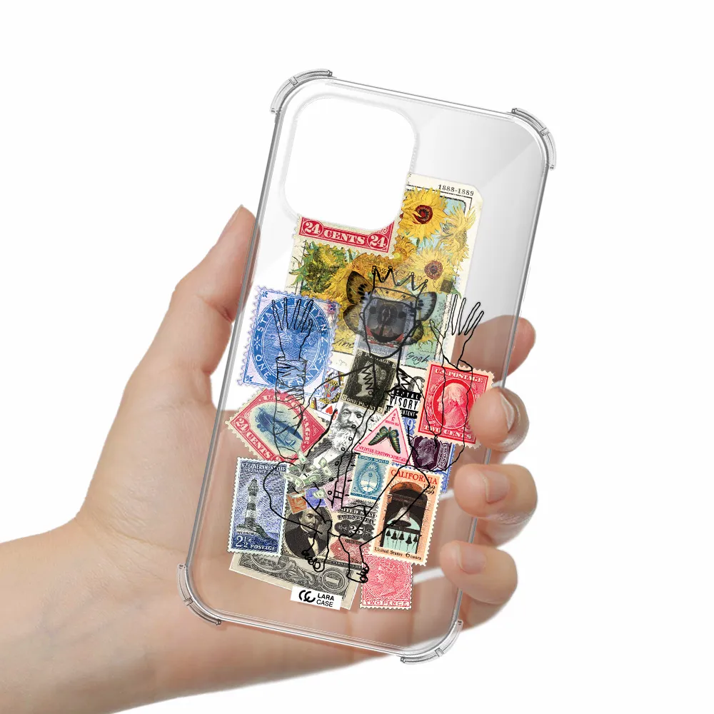Stamp Collection Apple iPhone 13 Pro Max Clear PC Case