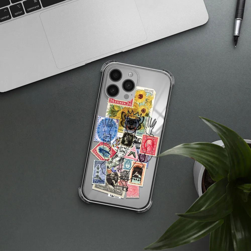 Stamp Collection Apple iPhone 13 Pro Max Clear PC Case