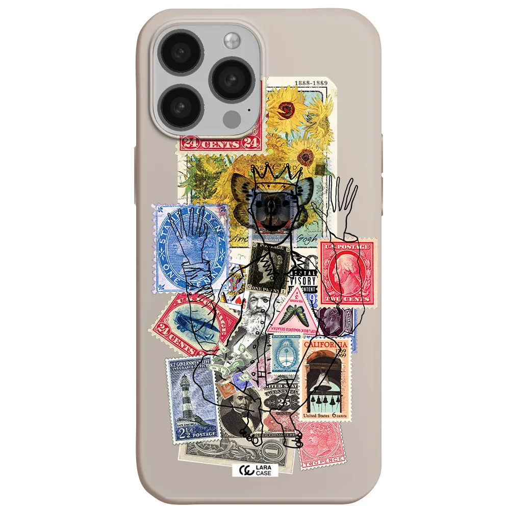 Stamp Collection Apple iPhone 13 Pro Silicone Stone Case