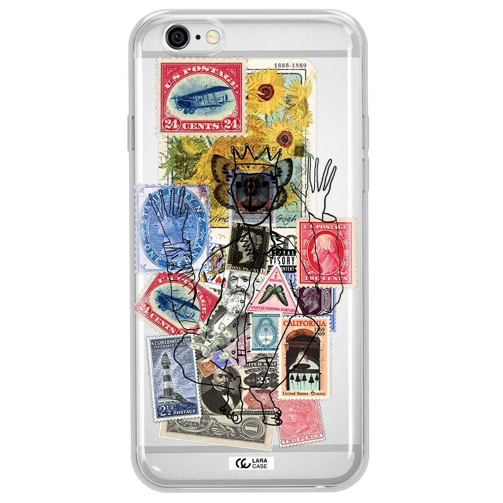Stamp Collection Apple iPhone 6 Clear TPU Case