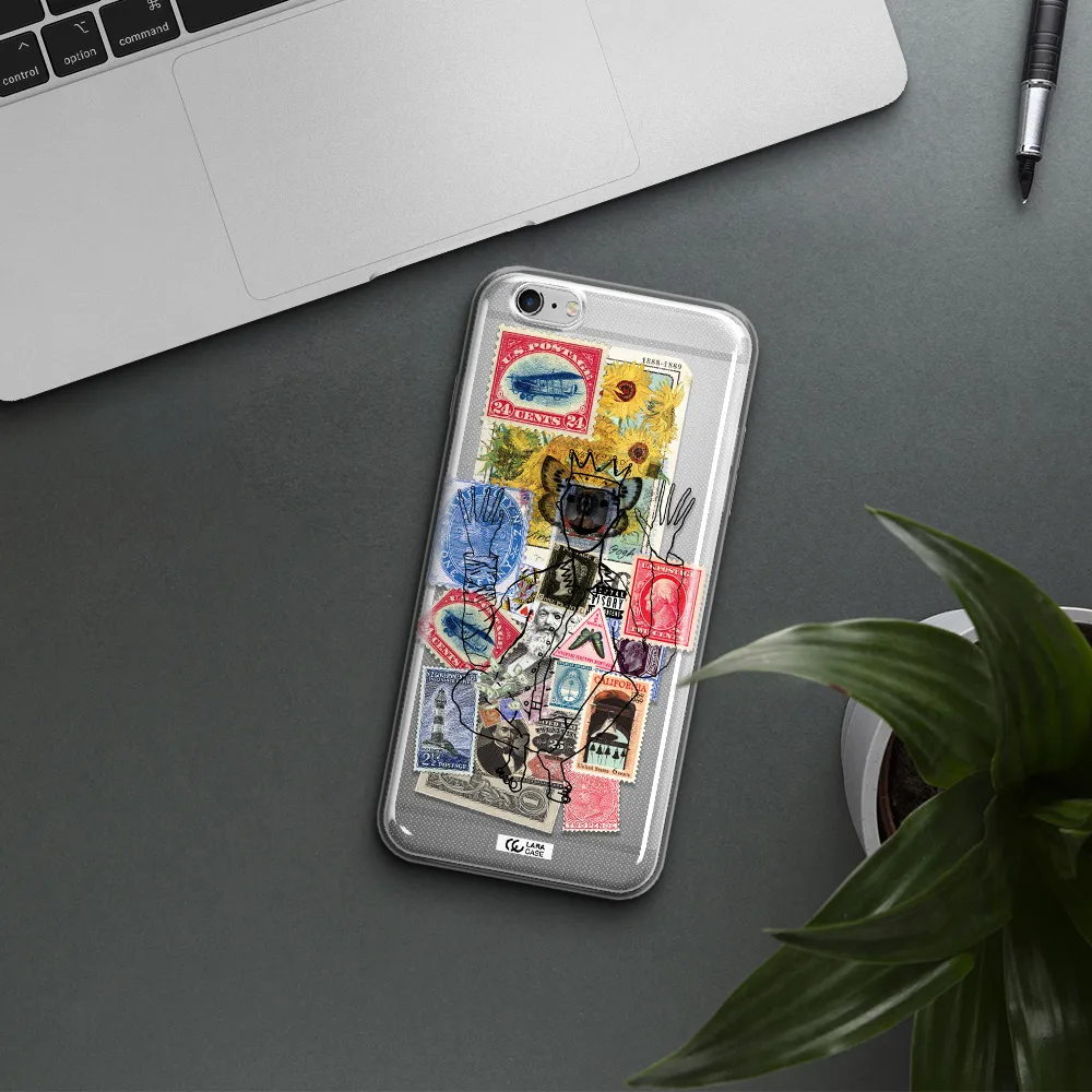 Stamp Collection Apple iPhone 6S Clear TPU Case