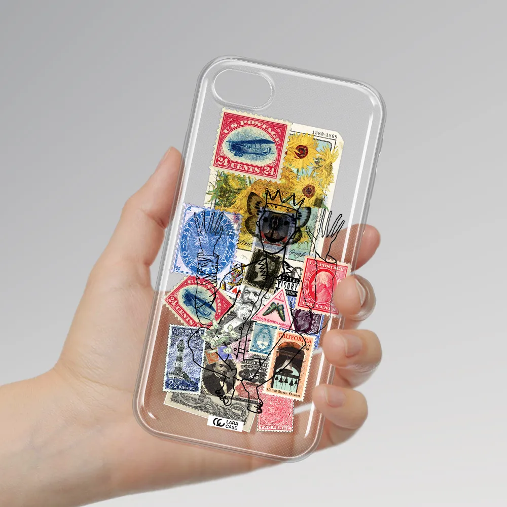 Stamp Collection Apple Iphone Se 2020 Clear Tpu Case
