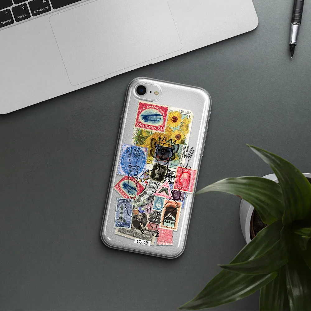 Stamp Collection Apple Iphone Se 2020 Clear Tpu Case