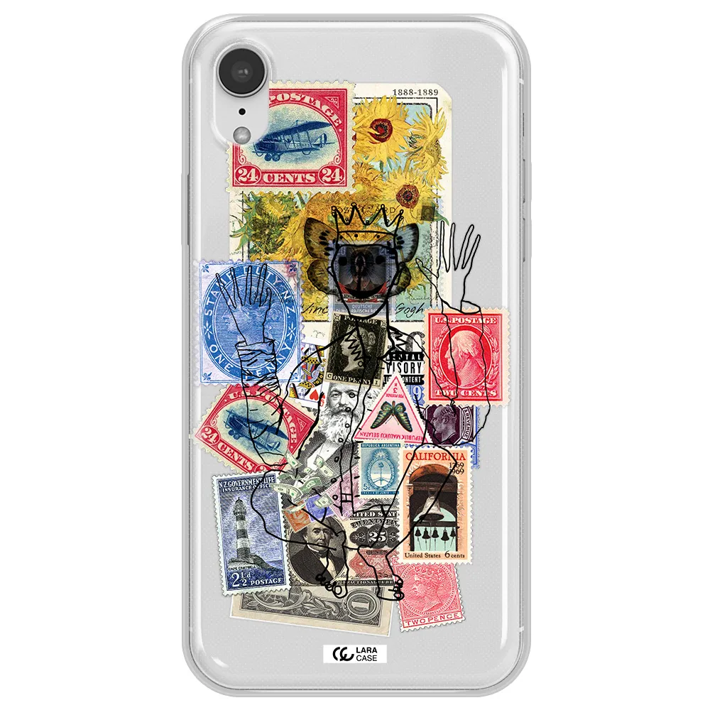 Stamp Collection Apple iPhone XR Clear TPU Case