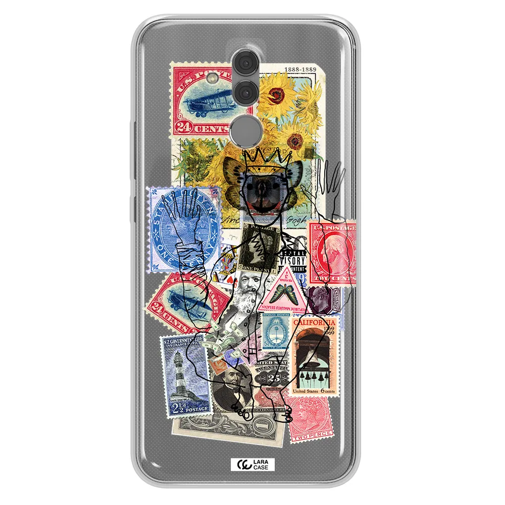Stamp Collection Huawei Mate 20 Lite Clear TPU Case