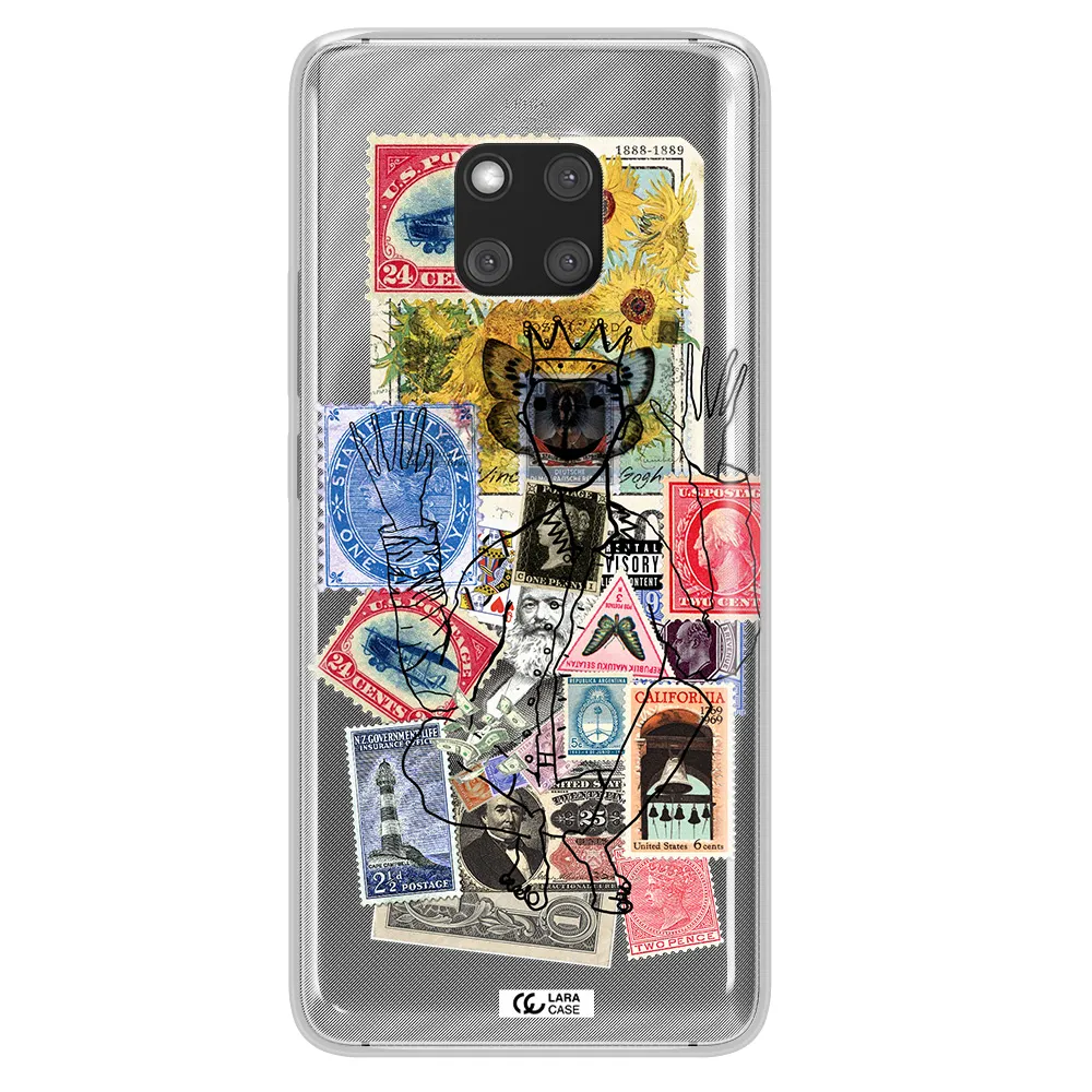 Stamp Collection Huawei Mate 20 Pro Clear TPU Case