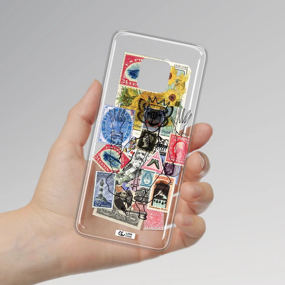 Stamp Collection Huawei Mate 20 Pro Clear TPU Case
