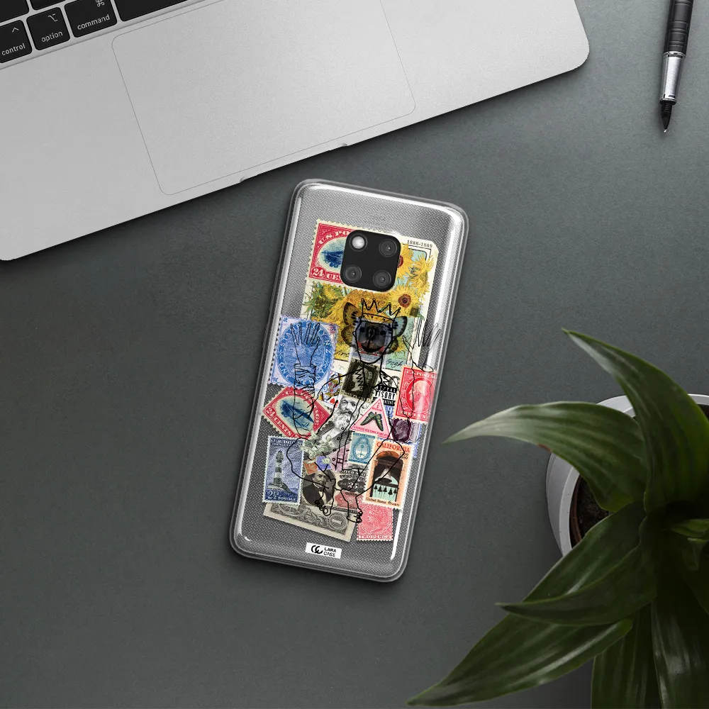 Stamp Collection Huawei Mate 20 Pro Clear TPU Case
