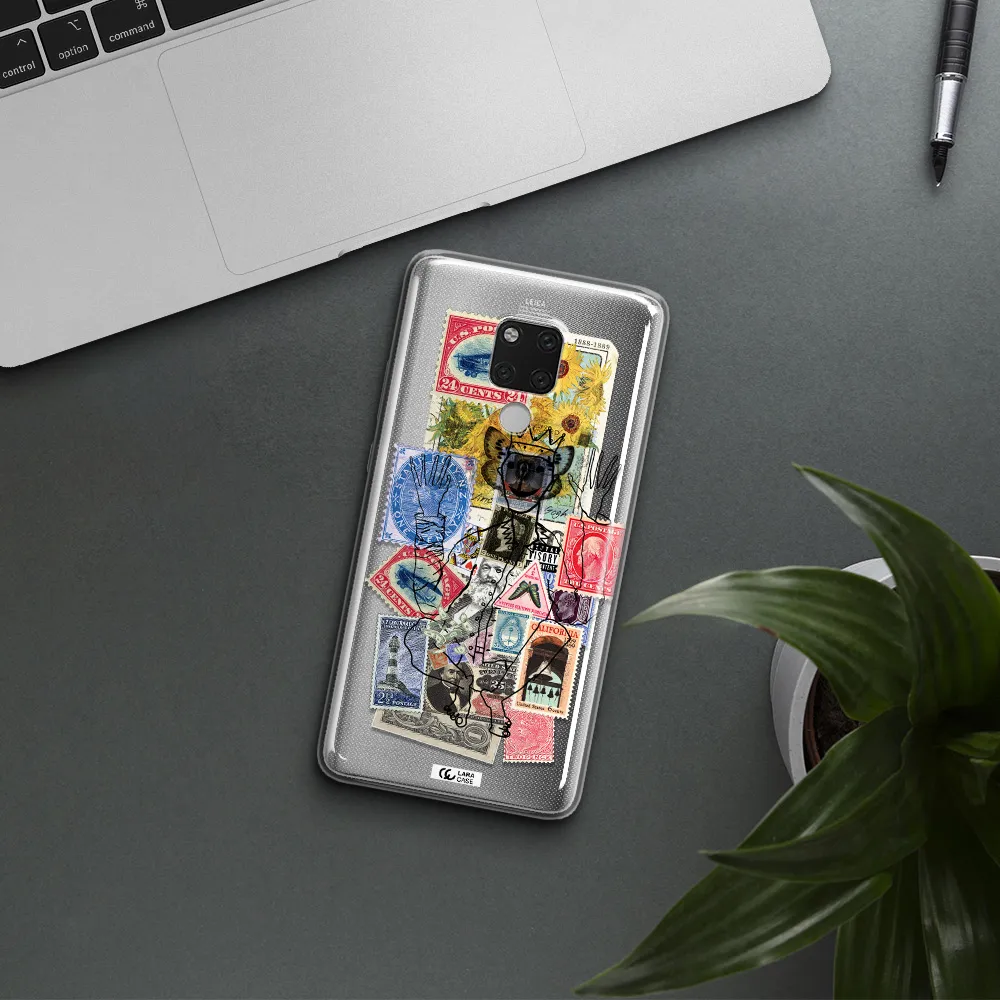 Stamp Collection Huawei Mate 20X Clear TPU Case
