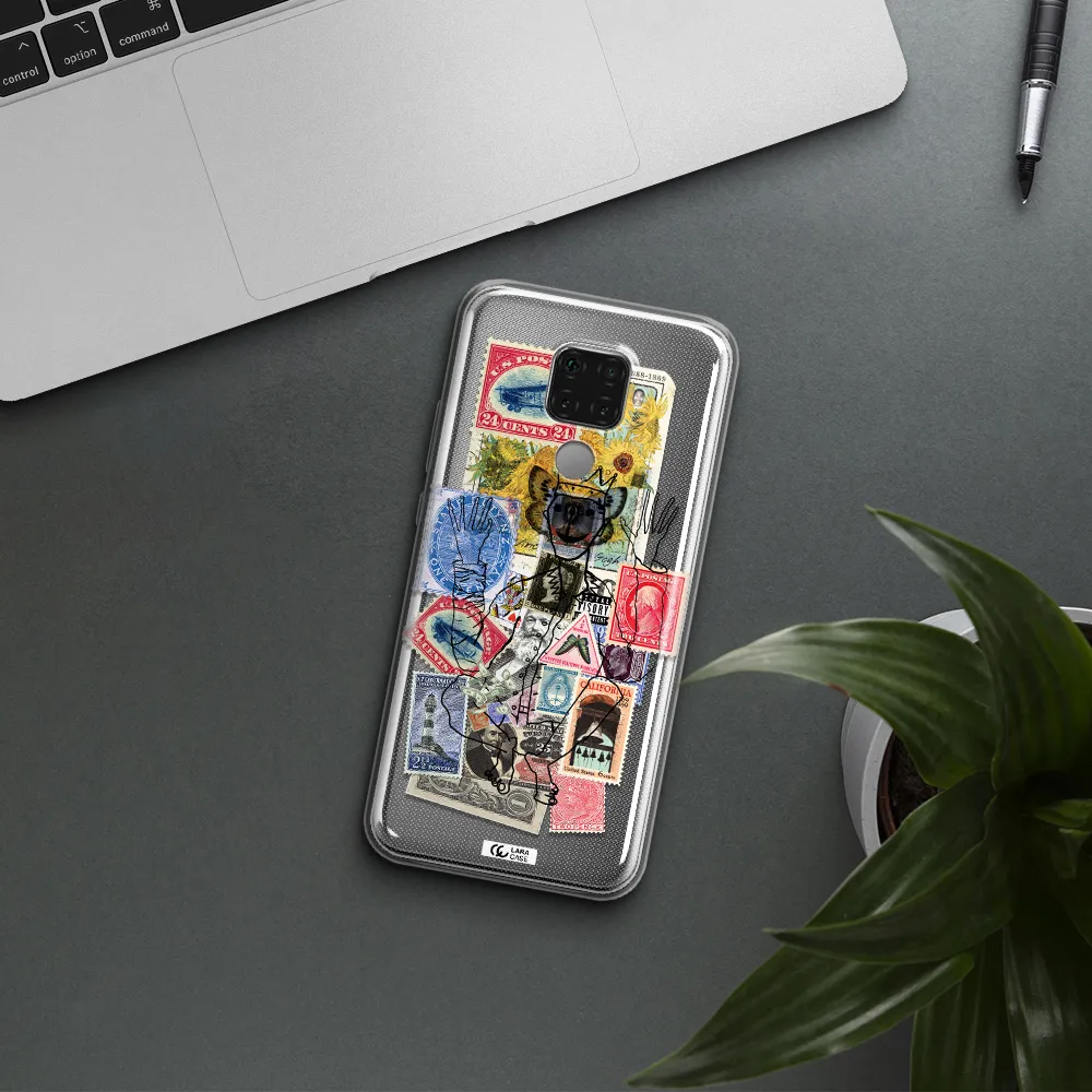 Stamp Collection Huawei Mate 30 Lite Clear TPU Case