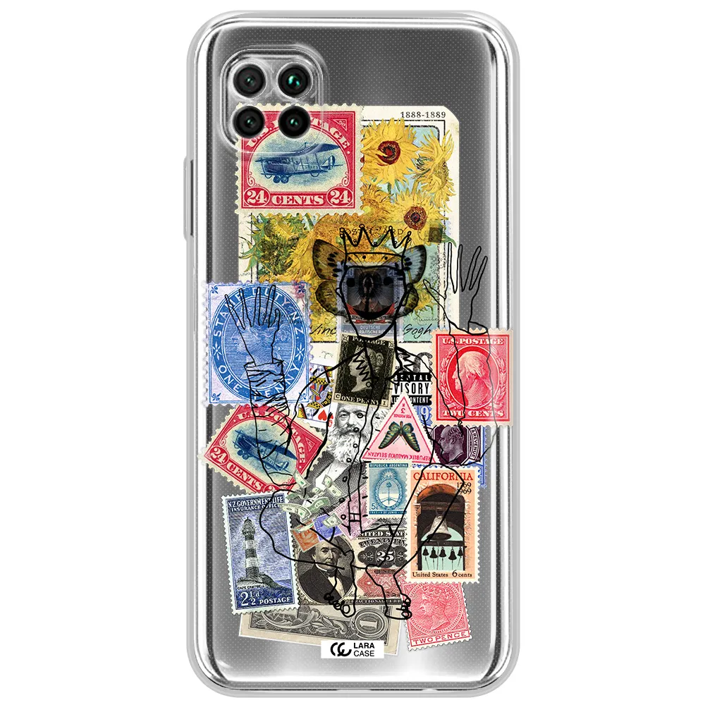 Stamp Collection Huawei Nova 7I Clear Tpu Case